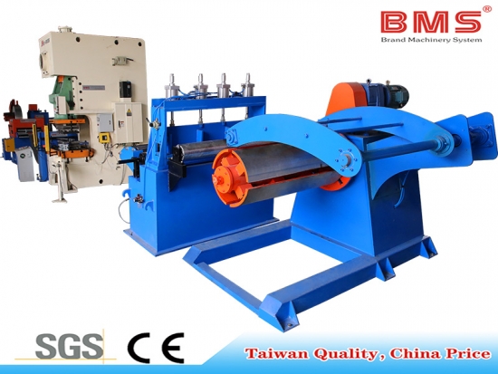 decoiler-leveling-servo feeding-punching machine-straightener-recoiler