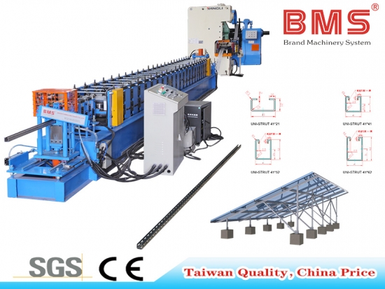 panel surya pemasangan truss roll membentuk mesin