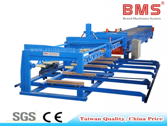 mesin roll forming dek lantai dengan perangkat susun AUTO 6.5 meter
